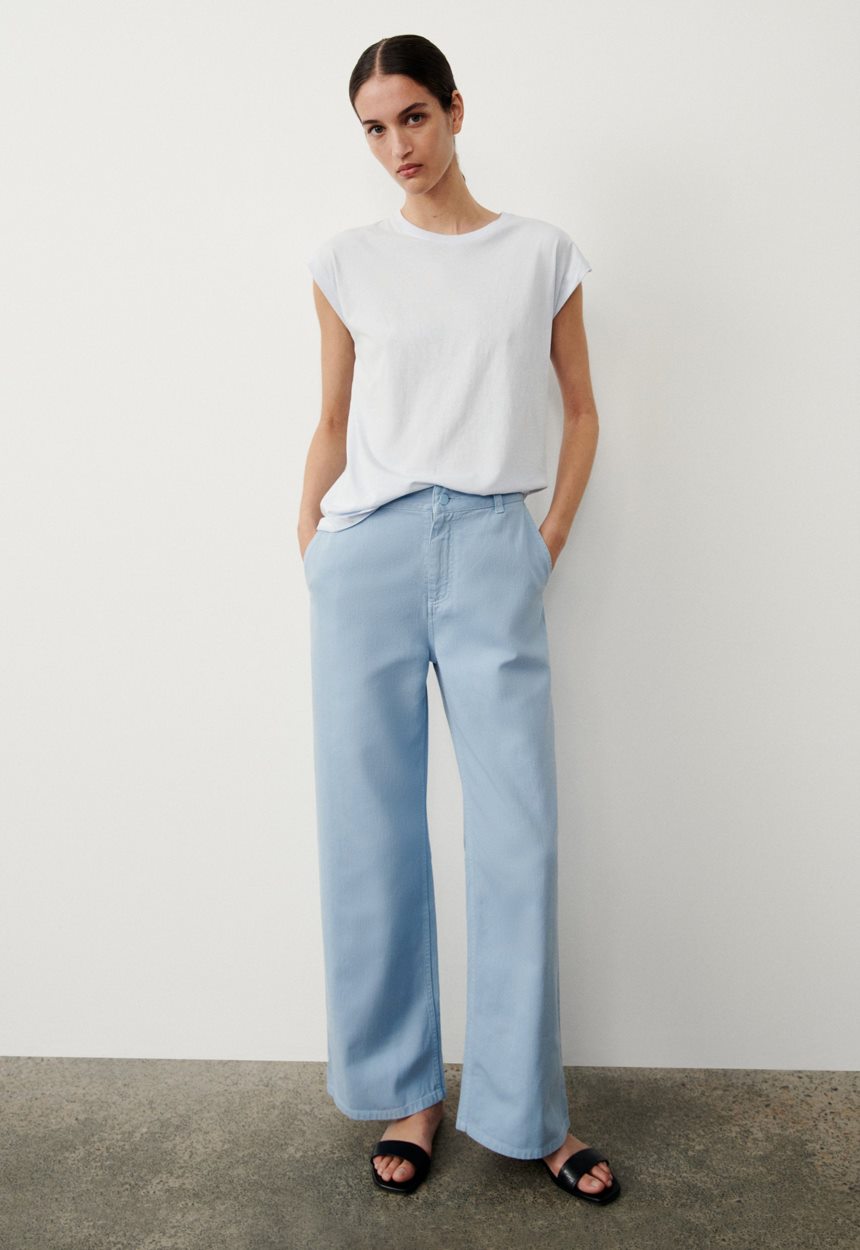 Jac+Jack Derby Pant - Pale Blue Denim